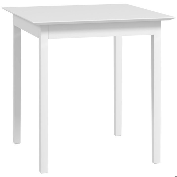 Ensemble de table à manger de cuisine en bois Table carrée avec 2