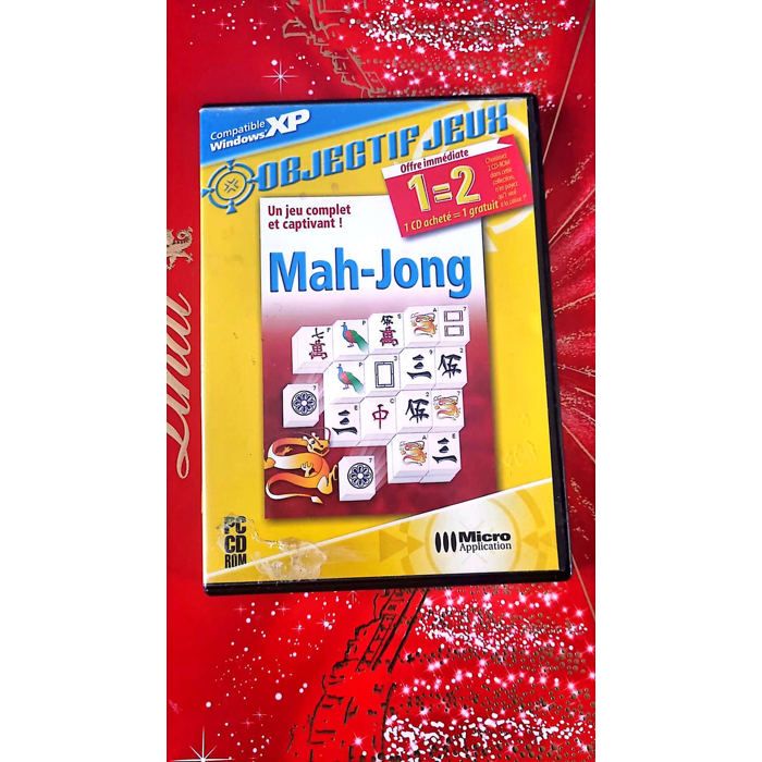 Mah-Jong – Jeu PC Cd-Rom – Réflexion Et Détente – Micro Application – Version Française