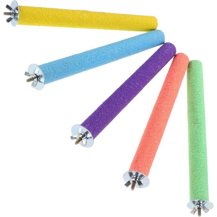 10 perches oiseaux bâtons à gratter plateforme jeu perroquets/conures/perruches