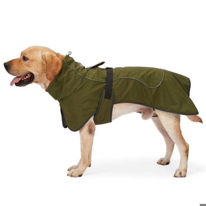 Meilleurs prix pour XL-Veste imperméable pour chien avec doublure polaire douce manteau chaud et réfléchissant pour temps froid adapté à une utilisay