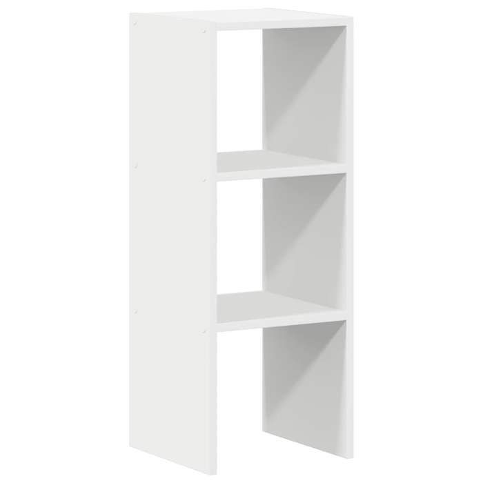 Bibliothèque empilable - GKO - Blanc - 30x30x80 cm - Bois dingénierie - Capacité 60 kg - Assemblage requis