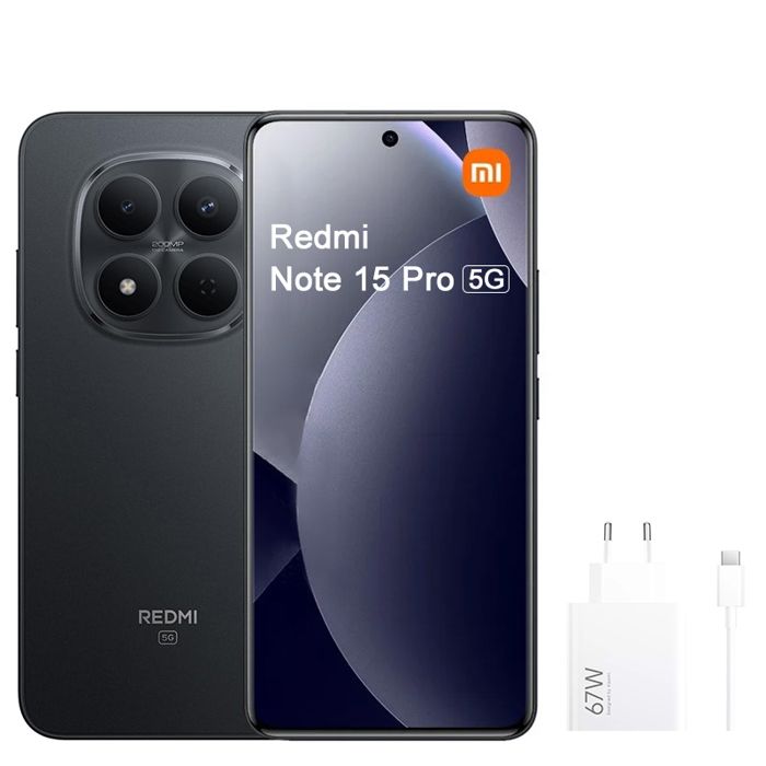 REDMI Note 15 Pro 5G 8 GO + Corning® Gorilla® Glass Victus® 2 +Xiaomi HyperCharge Combo - vue 1