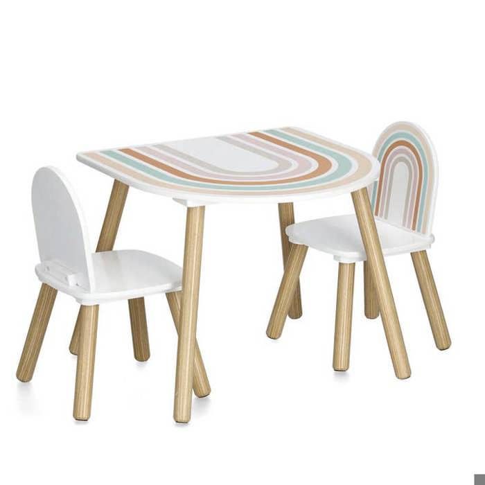 Table + Chaise enfant en bois