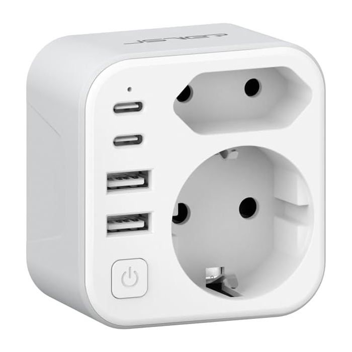 Adaptateur Afrique du Sud 6 en 1 Type M 2