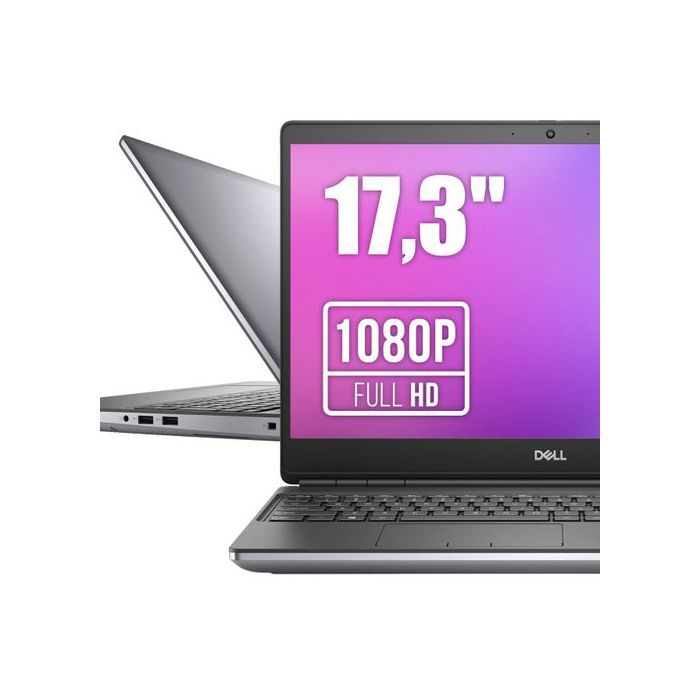 Ordinateur portable Dell Precision 7750 I7-10750H 16GB 512GB NVMe Quadro RTX 3000 Full HD Win11Pro