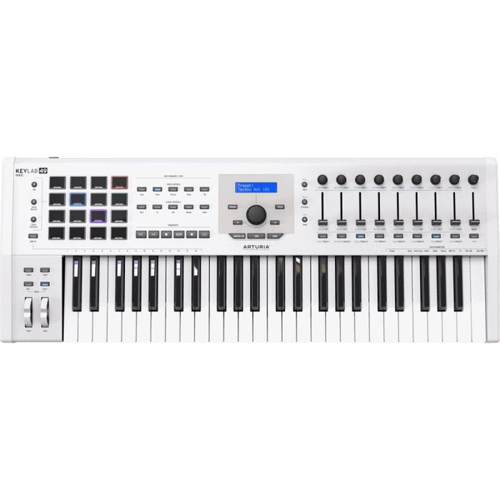 Arturia KeyLabMkII49 Blanc- Clavier 49 touches avec aftertouch