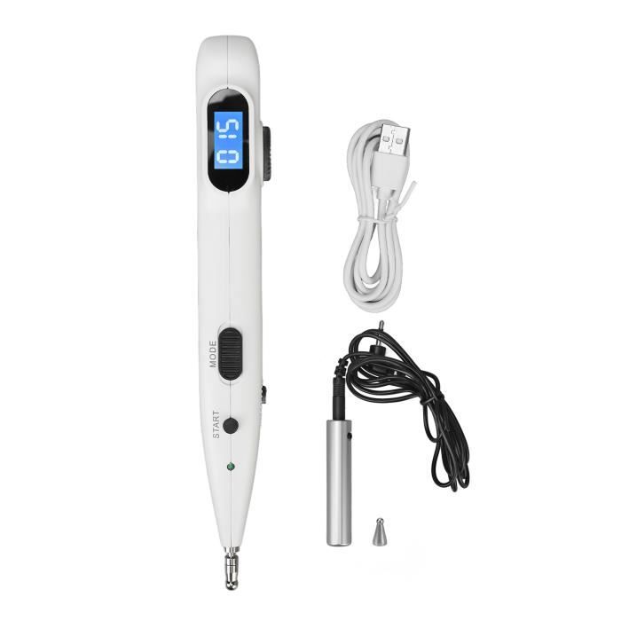 Stylo D'acupuncture électrique - Masseur Corporel Micro-courant - Outil Bien-être Et Gua Sha
