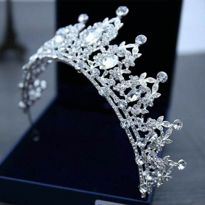 Perle Couronne mariée Mariage diadème Princesse Bijoux Femmes Luxe Reine décoration-Or CADANIA Accessoires de Cheveux