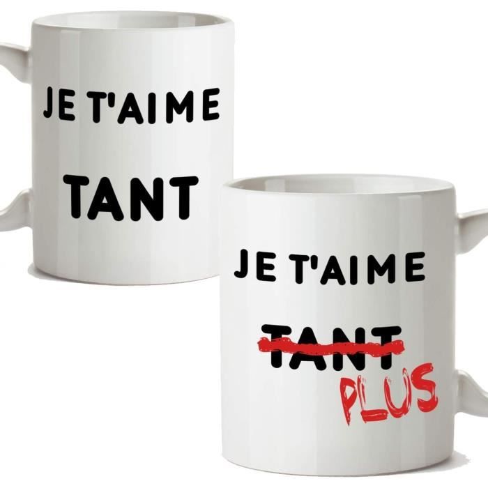 Tasse Saint-Valentin Trendation – Dicton Drôle Pour Ami(e) – Céramique