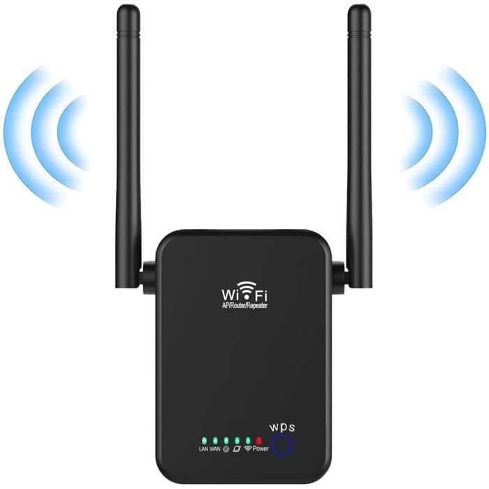 Répéteur WiFi 300Mbps 2.4GHz,avec Fibre Optique-Port LAN,Mode AP-Répéteur,2Antennes,Étendre  La Couverture du Signal WiFi[101] - Cdiscount TV Son Photo