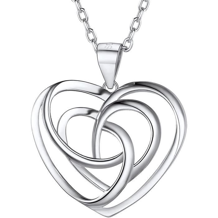 Collier Chaîne Argentée Avec Pendentif Celtique Triqueta – SHAMAYA KREA