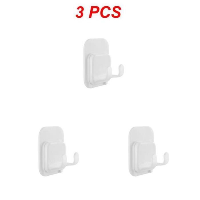 Crochet Support Pour Pot D'Enfant WATIIFUFU - Fixation Murale Salle De Bain - Acier Carbone - Blanc