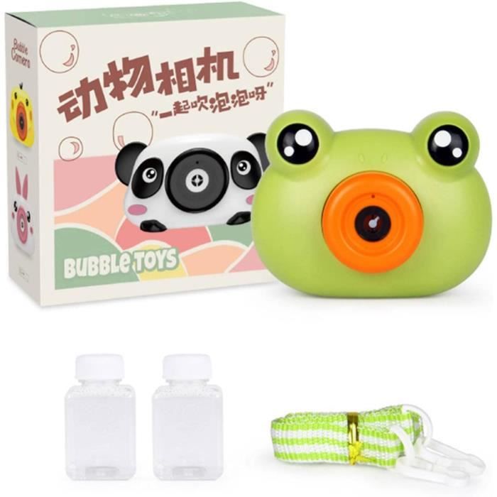 Machine à Bulles Automatique Caméra Avec Musique Et Lumières - Jouet Souffleur Bulles Enfants 3+ Ans