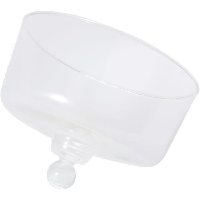 Cloche à Gâteau Ronde Transparente - Dôme De Protection Pour Aliments, 26 Cm De Diamètre, Avec Poignée