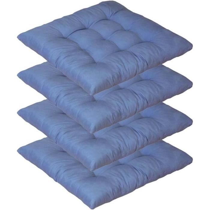 Coussin De Chaise Rond -Carrés 45X45 Cm Coussin De Siège Respirant Coussin Coton Et Lin Hyper Moelleuses Coussin De Siège Ve[u18994]