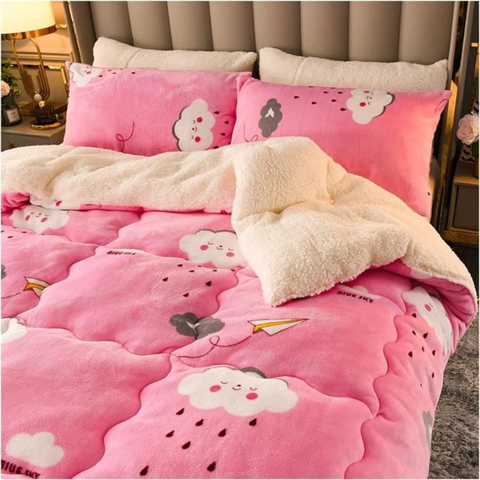 Couette D'Hiver Chaude,Couette Épaisse Hiver Agneau Cachemire