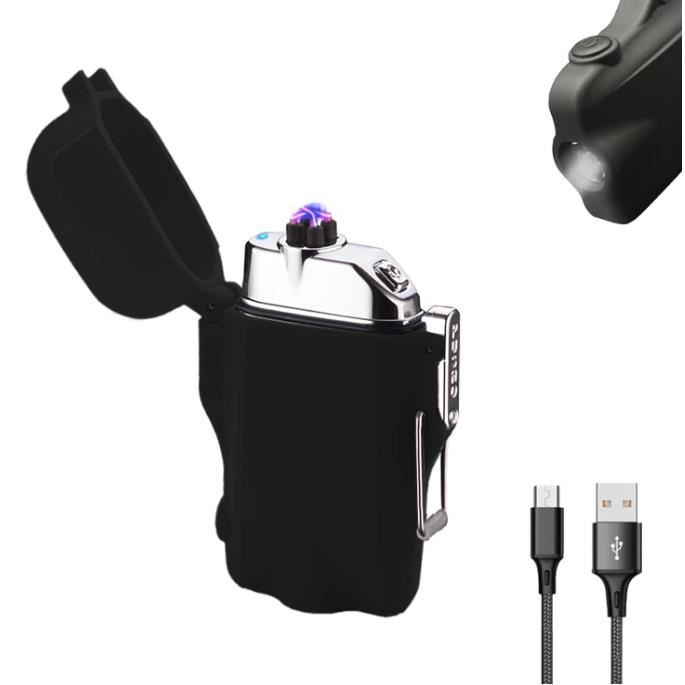 Lot De 2 Briquets Tempête : Jetflamme À Gaz Avec Fenêtre Visible, Rechargeables, Coupe-Vent