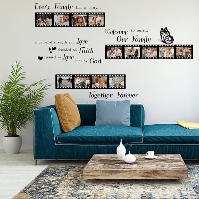 Family Inspirational Quotes Wall Decor Family Photo Frames Decor Wall ...