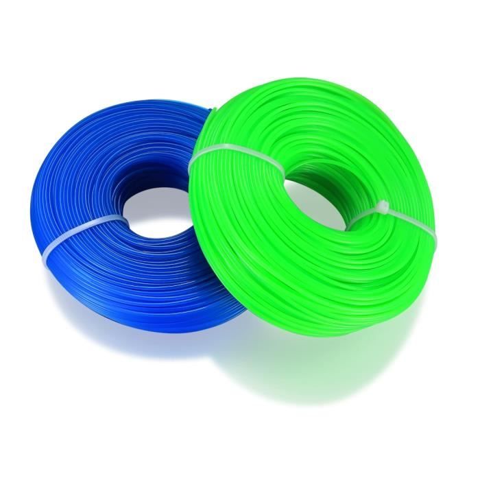 Ribimex Prdfb030X40Cr Fil carré en blister, vert, 4 mm