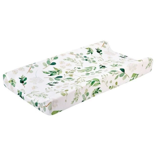 Housse De Matelas à Langer Bébé En Coton - Imperméable, Respirante, Motifs Animaux - Lavable Machine, Taille Standard