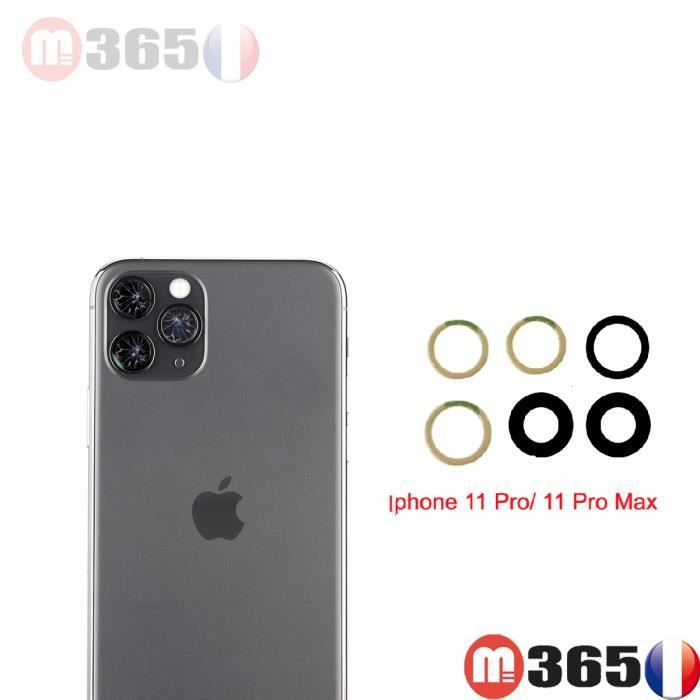 Vitre cache / Lentille caméra arrière iPhone 11 Pro Max