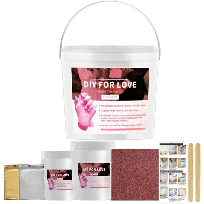 Kit de Moulage à la Main Kit de Moule à Main Souvenir Kits de Moulage