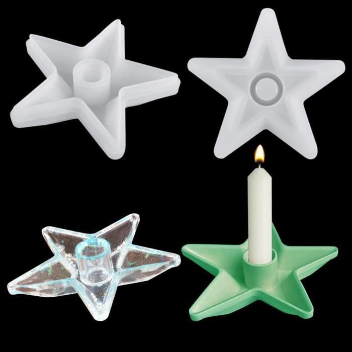 Pilier Chandelier Résine Moules Taper Bougeoirs Epoxy Resin Molds Colonne Tea Light Moulage 