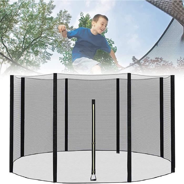 Filet De Sécurité Trampoline Rond SONGMICS - Remplacement Ø 366 Cm | 8 Manchons PE | Protection Enfants