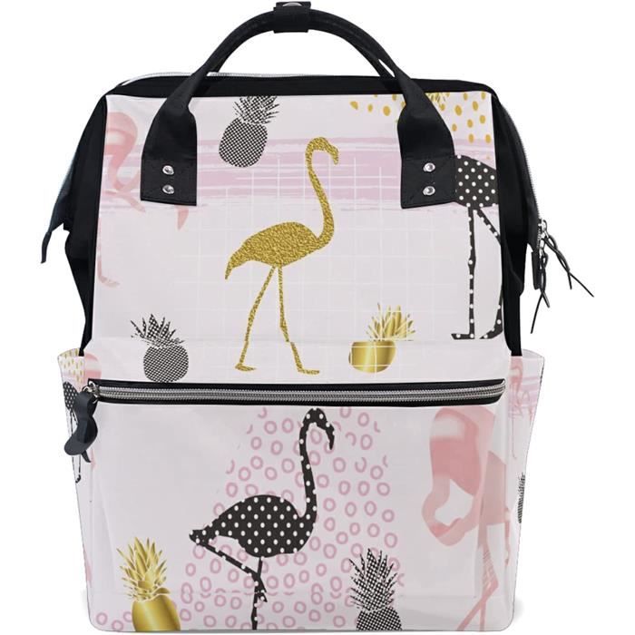 Sac à Langer Sac à Dos Grande Capacité - Motif Renard Drôle - Multifonction Pour Maman, Voyage Avec Bébé
