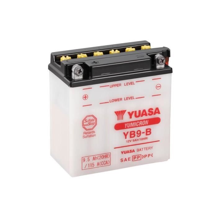 Batterie yuasa yb9-b 12V - 9.5Ah moto scooter 125 150 350