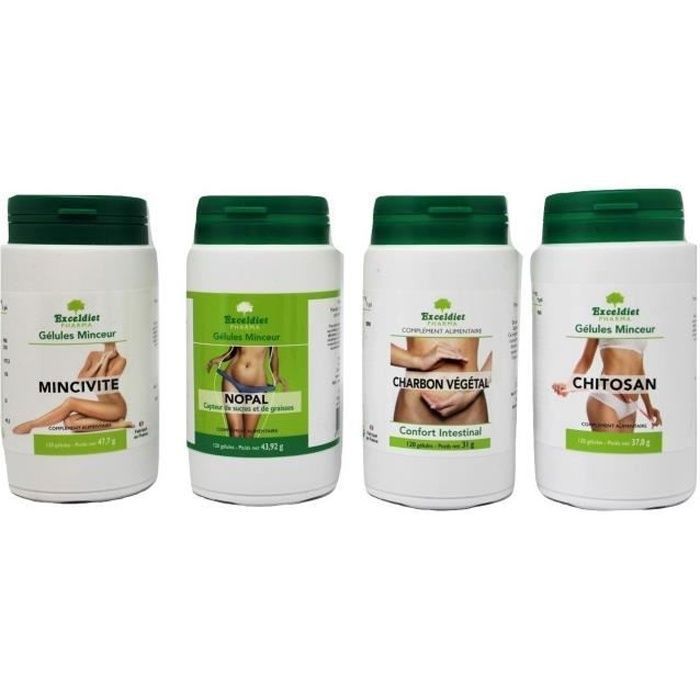 cure minceur favorisant la perte de poids 4 x 120 gelules 1 capteur 1 coupe faim 1 nettoyeur 1 brule graisses cdiscount sante mieux vivre