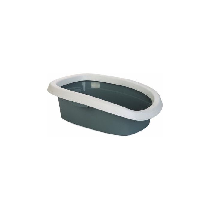 Meilleurs prix pour Bac à litière - Animal Paradise - Sprint 10 - 31 x 43 x 14 cm - Couleur gris bleu - Pour petits chats