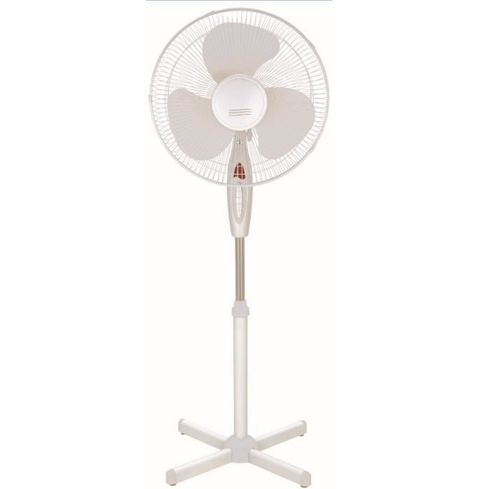 Ventilateur Sur Pied Blanc 40 Cm Stand Fan Achat Vente