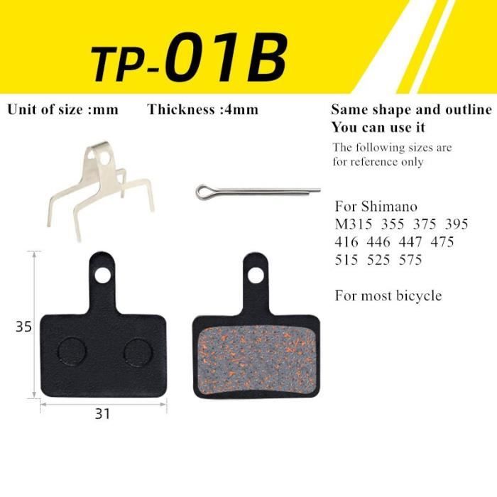 Plaquette de frein pour vtt sales