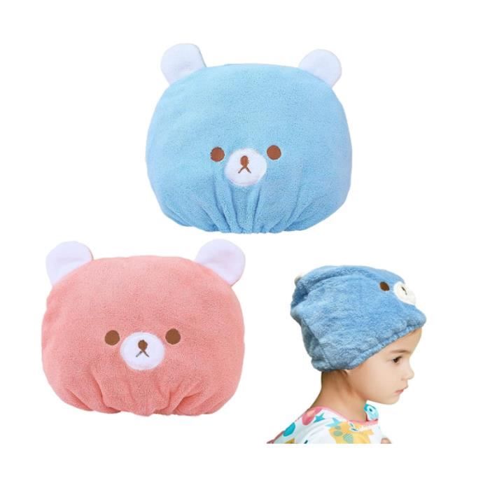 Séchage Des Pour, Dessin Animé Sec Coiffure Serviette De Séchage Rapide