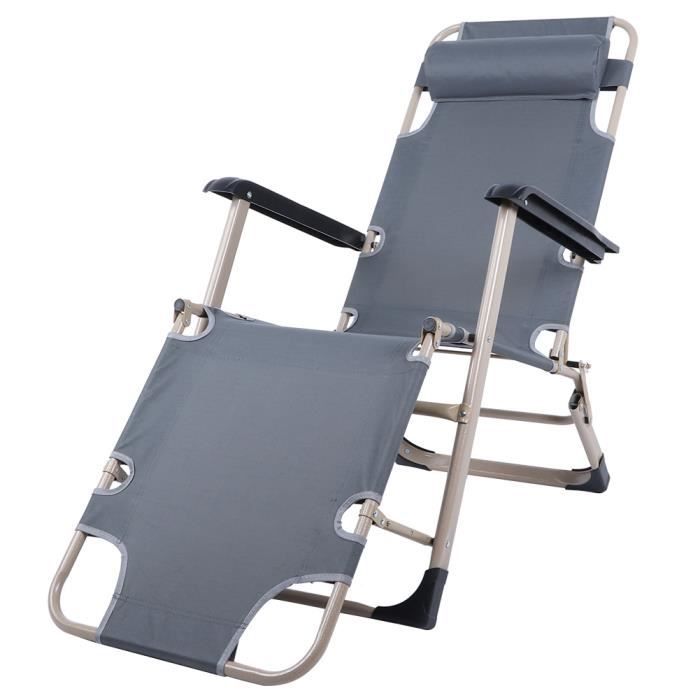 65 1yh2065yh H CHAISE LONGUE CHAISE DE PLAGE PLIANTE ING S R EXT/ÉRIEUR PLIANTE POUR CAMPING//PLAGE ECK FAUTEUIL INCLINABLE DE JARDIN CHAISE LONGUE DOUBLURE ORPHIE GAR Generic YANHONGUK 150730