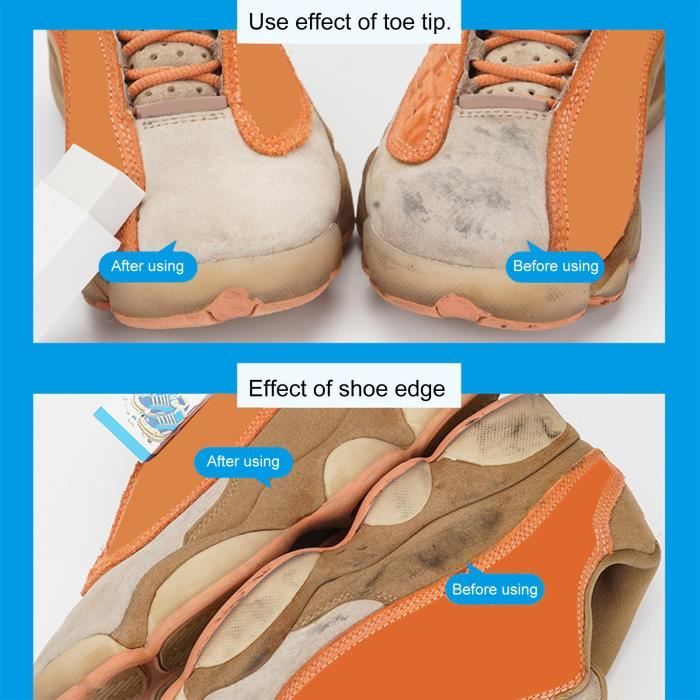 SET DE SOIN Gomme Nubuck Transportez facilement aucune odeur pratique soin  des chaussures nettoyage gomme en daim style-White 1 - Cdiscount Chaussures