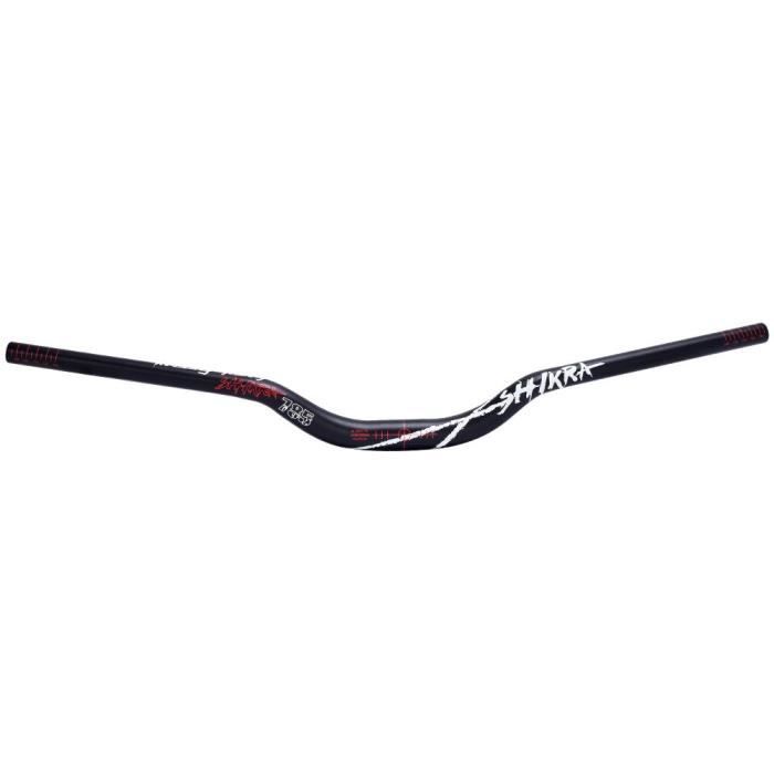 Guidon de velo Guidon de velo vtt XC AM en forme d hirondelle 31.8x785mm barre de poignee VTT 11 degres Type Black White Cdiscount Sport