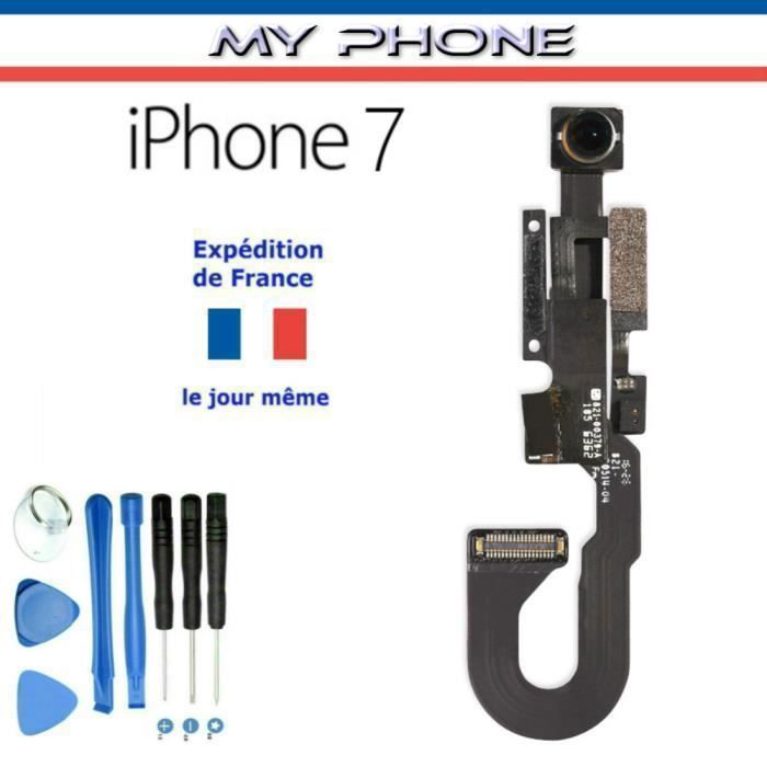 CAMERA Avant pour APPLE IPHONE 7 et Module Capteur de proximité + Luminosité Appareil photo Nappe Flex Front Face + Kit 8 Outils