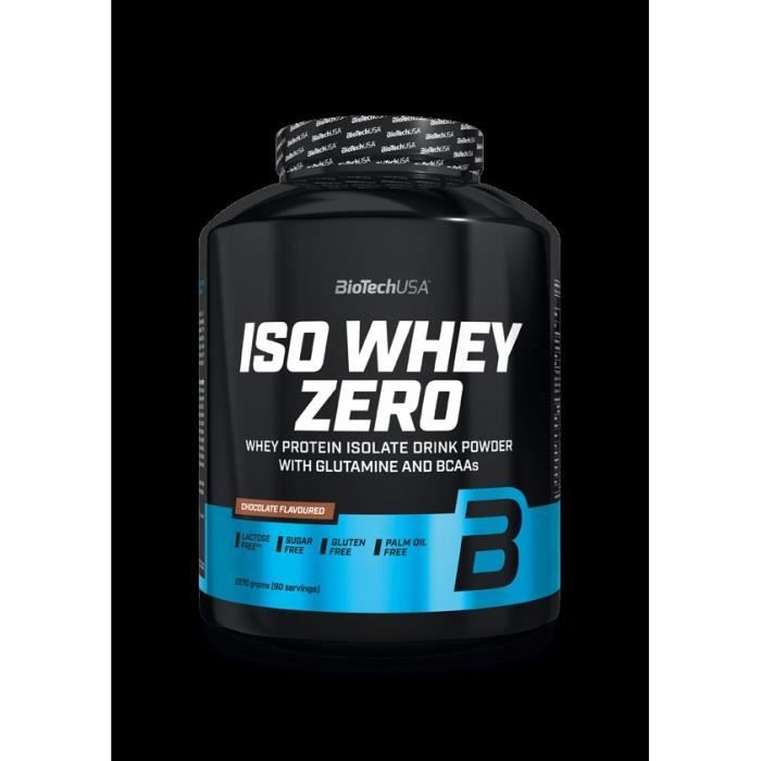 Iso Whey ZERO (2.270 kg) Biotech USA chocolat