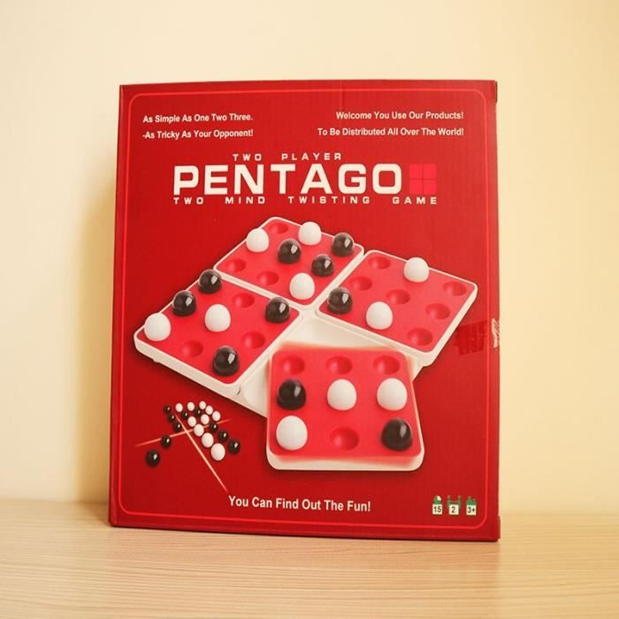 Jeu Pentago - Inclus Couvercle De Voyage - Neuf Emballé - Marque Nathan