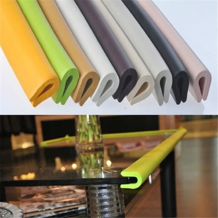 2m Protection Angle Pour Coin De Table Pour Bebe Noir Cdiscount Puericulture Eveil Bebe