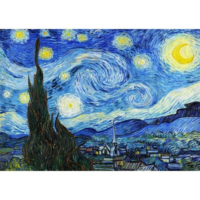 Puzzle 1000 pièces Enjoy - Vincent Van Gogh : Nuit étoilée