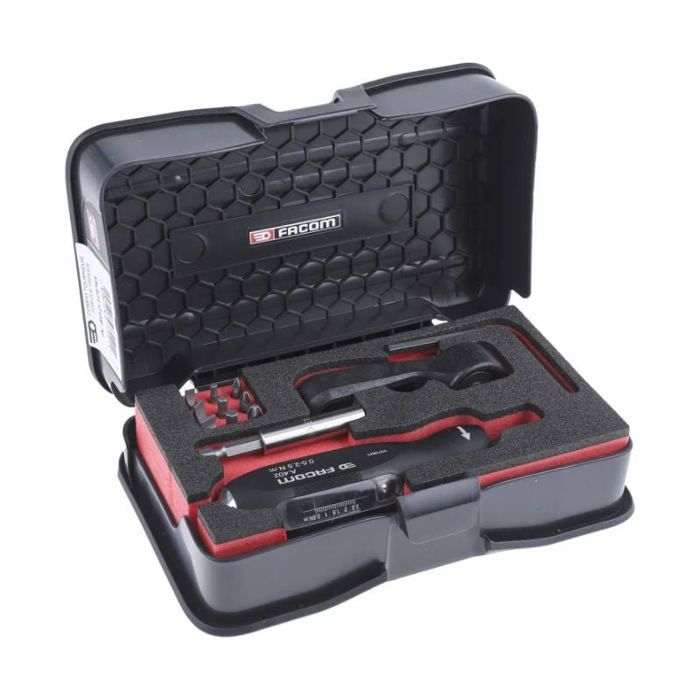 Composition tournevis dynamométrique + embouts de vissage FACOM A.402J2 - vue 1