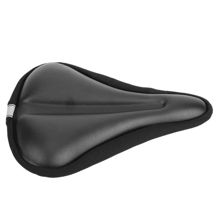 Selle Confort Velo Pour VTT - Noire, Universelle, Avec Rails Acier