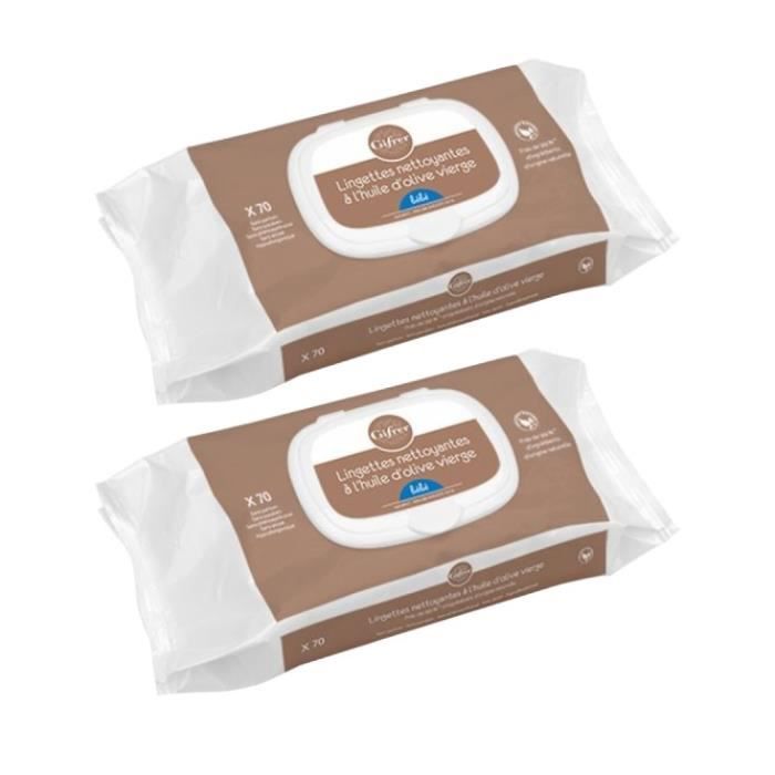 Lot De 2 Paquets De Lingettes Nettoyantes Water Essential