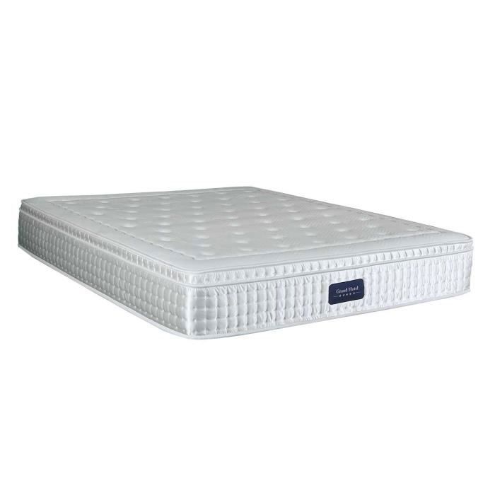 HAMILTON Matelas Grand Hotel 30 cm dépaisseur Hybride-Blanc-Latex-Ressorts ensachés I 140 x 190 cm HAMILTON Matelas Grand Hotel 30 cm dépaisseur Hybride-Blanc-Latex-Ressorts ensachés I 140 x 190 cm