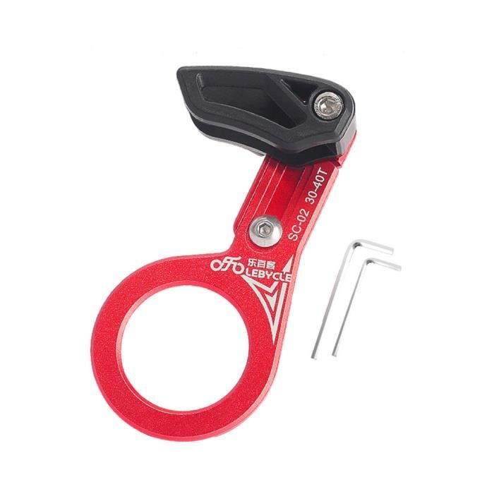 ANCLLO Guide Chaîne VTT Mono Plateau Alliage Aluminium - Tendeur De Chaîne Disque Unique, Léger Et Solide