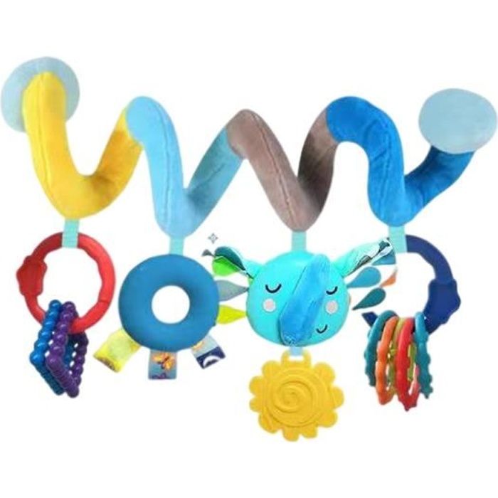 Jouets En Peluche En Spirale D Activite De Berceau De Landau De Bebe Jouet De Hochet Suspendu Et Jouet Sensoriel Pour Colore Cdiscount Puericulture Eveil Bebe