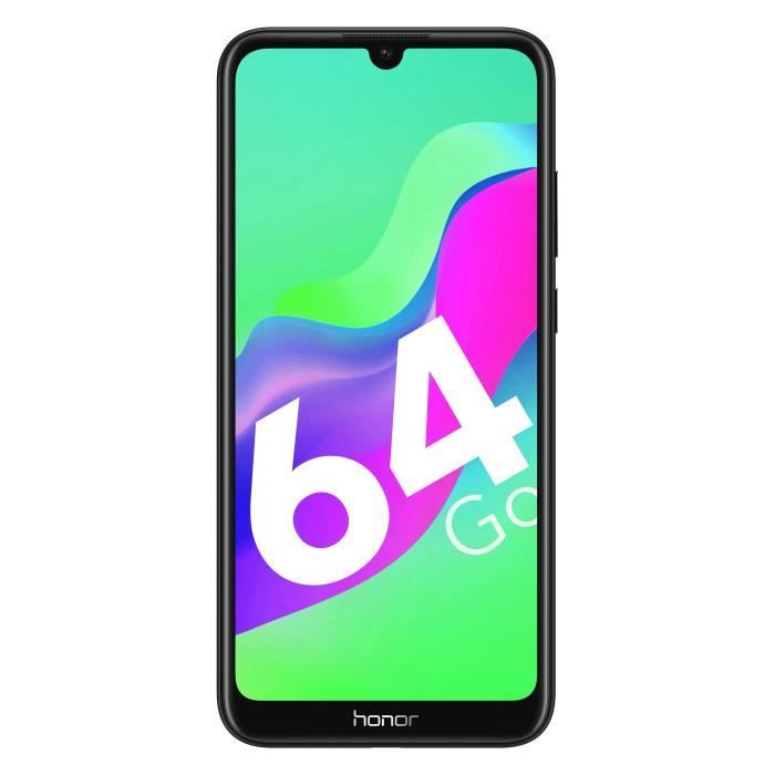 Vente T&eacute;l&eacute;phone portable HONOR 8A 2020 Midnight Black 64 Go pas cher